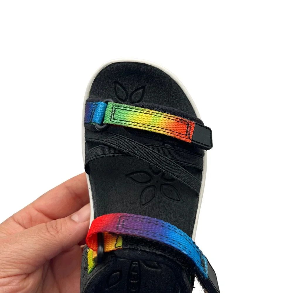 Keen Toddler Girls Outdoor Sandals Size 8 Black-Multi Adjustable Water‎ Friendly